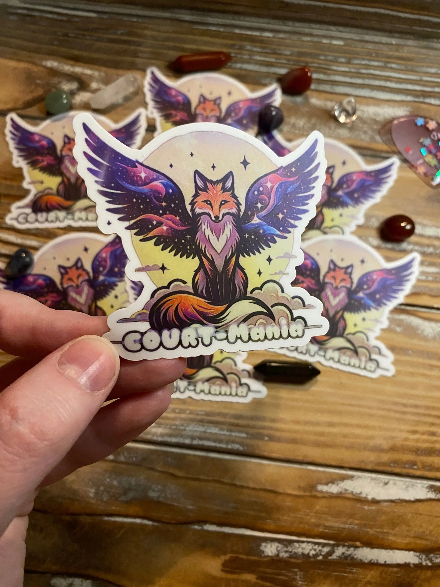 COURT-Mania Logo Die-cut Stickers COURT-Mania