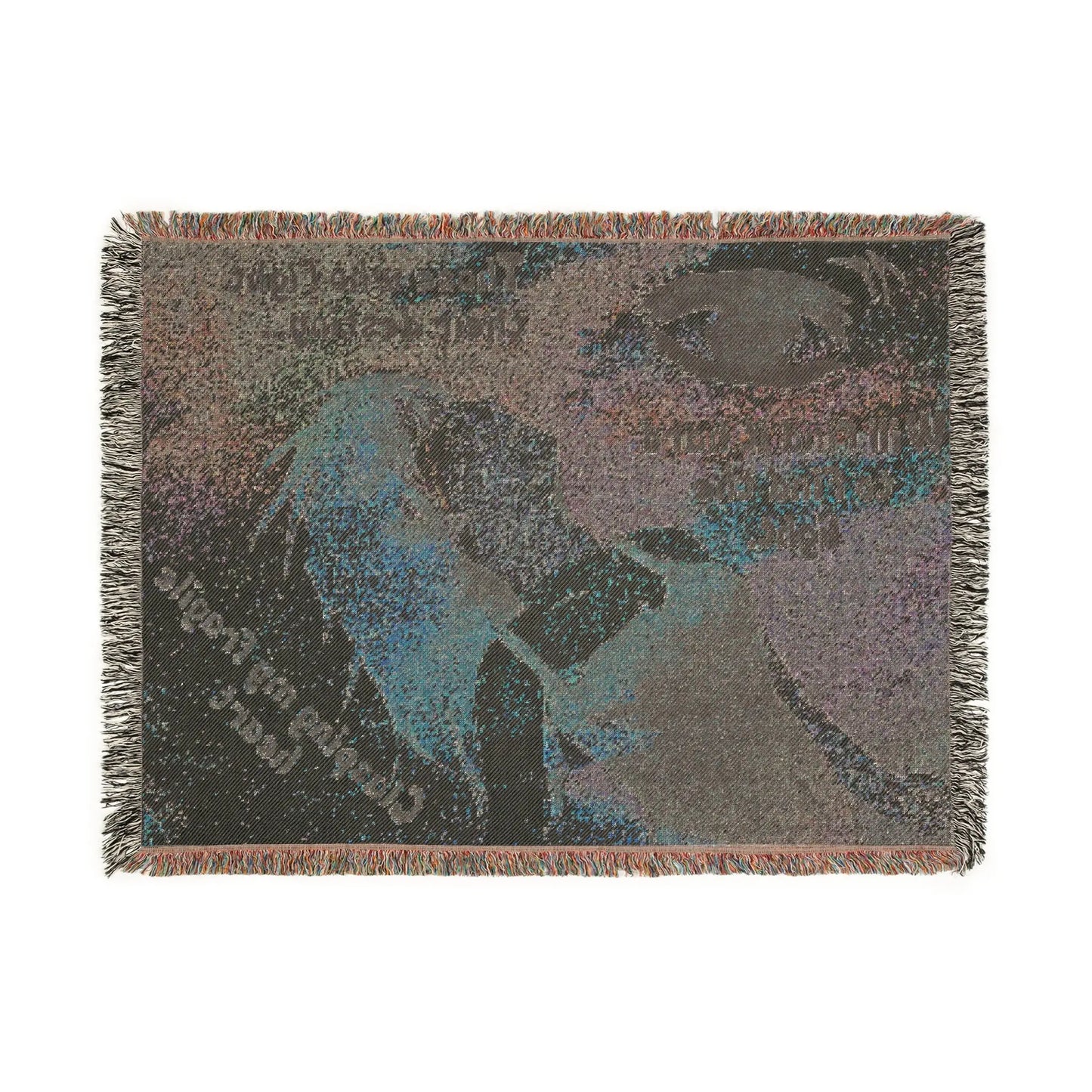 Inspirational Woven Blanket - "Those Who Fight Their Destiny" Printify