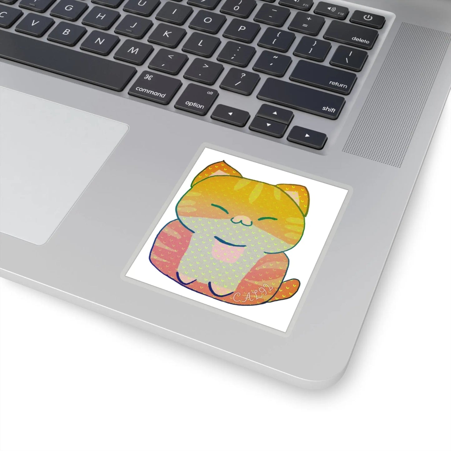 Chibi Tabby - Kiss-Cut Stickers Printify