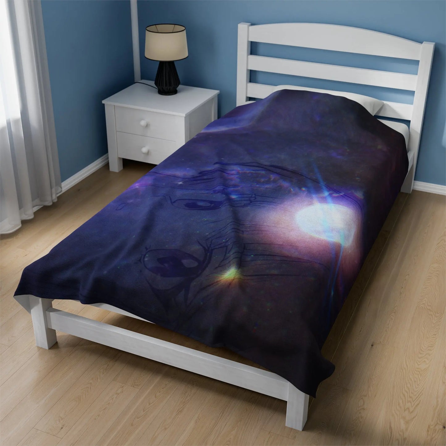 Anime Space Velveteen Plush Blanket Printify