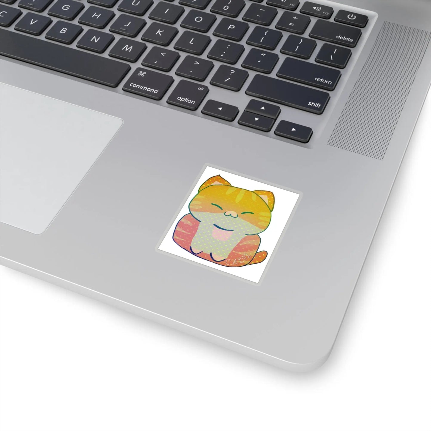 Chibi Tabby - Kiss-Cut Stickers Printify