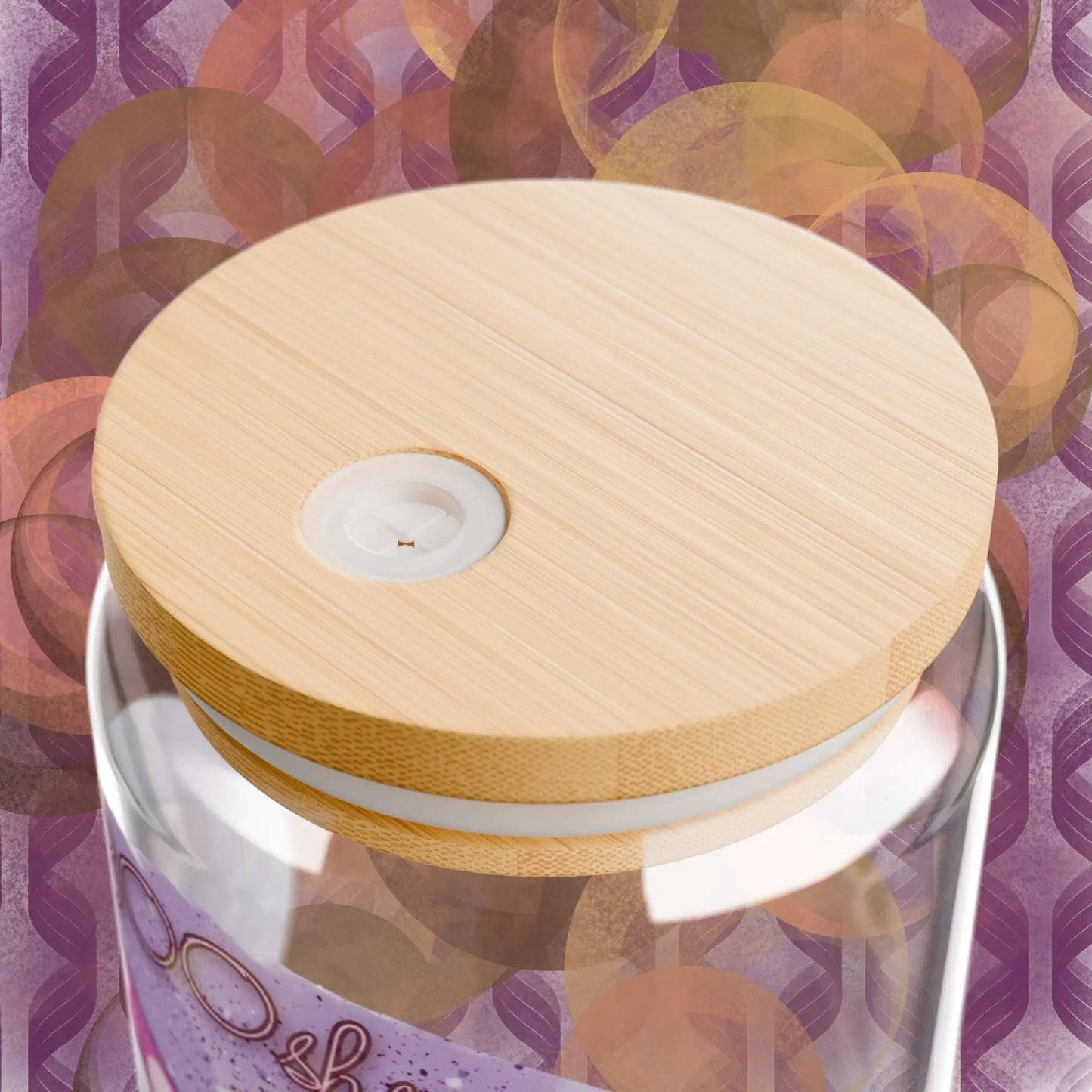 Sipper Glass, 16oz BOOShroom Squad Halloween Drinkware Printify