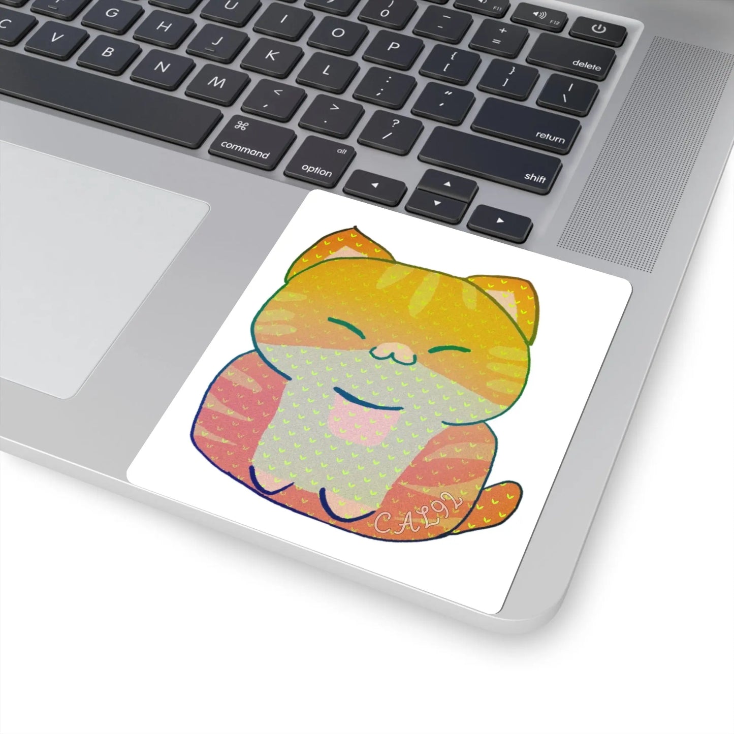 Chibi Tabby - Kiss-Cut Stickers Printify