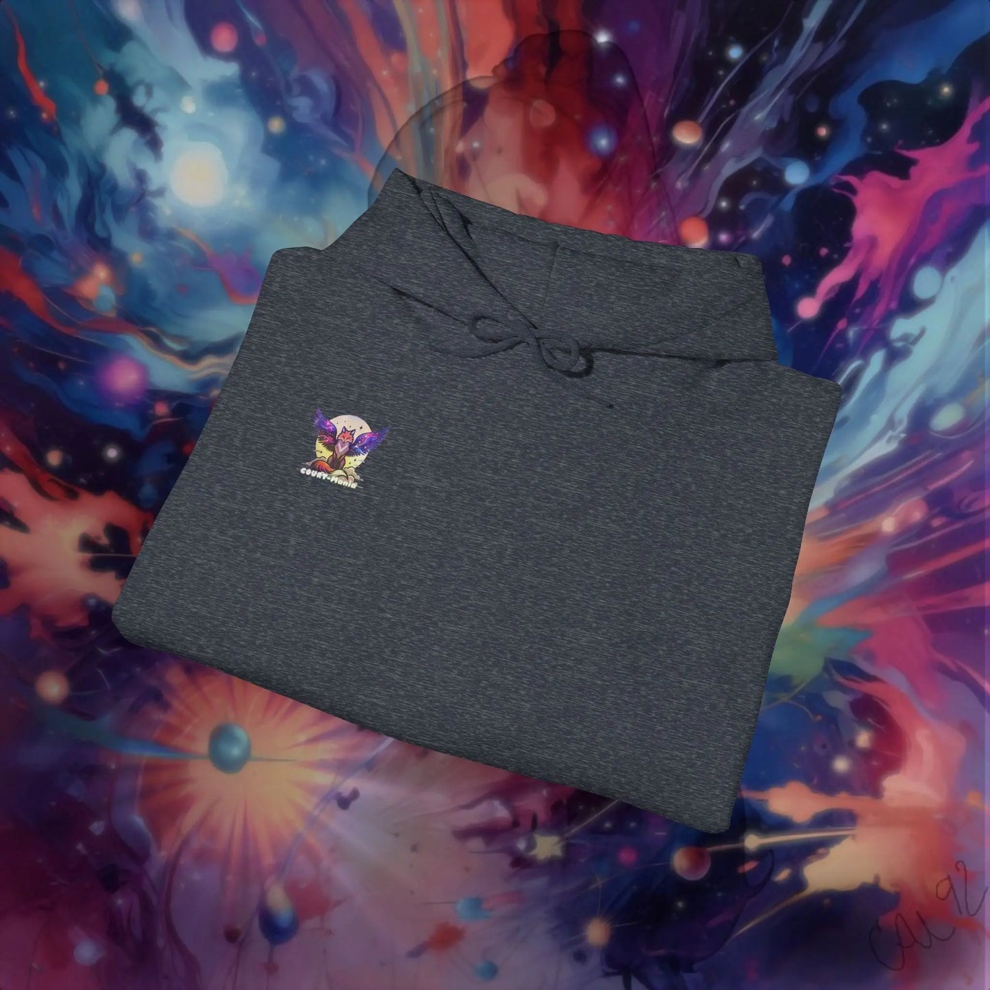 Hooded Sweatshirt - COURT-Mania Signature Logo Printify