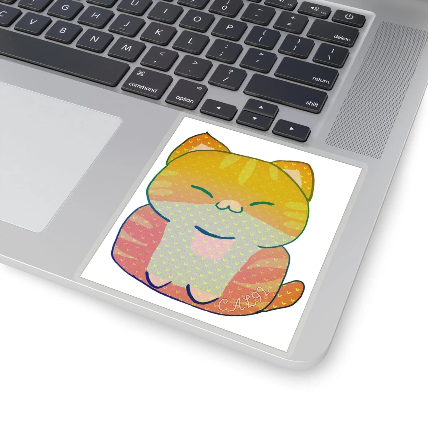 Chibi Tabby - Kiss-Cut Stickers Printify