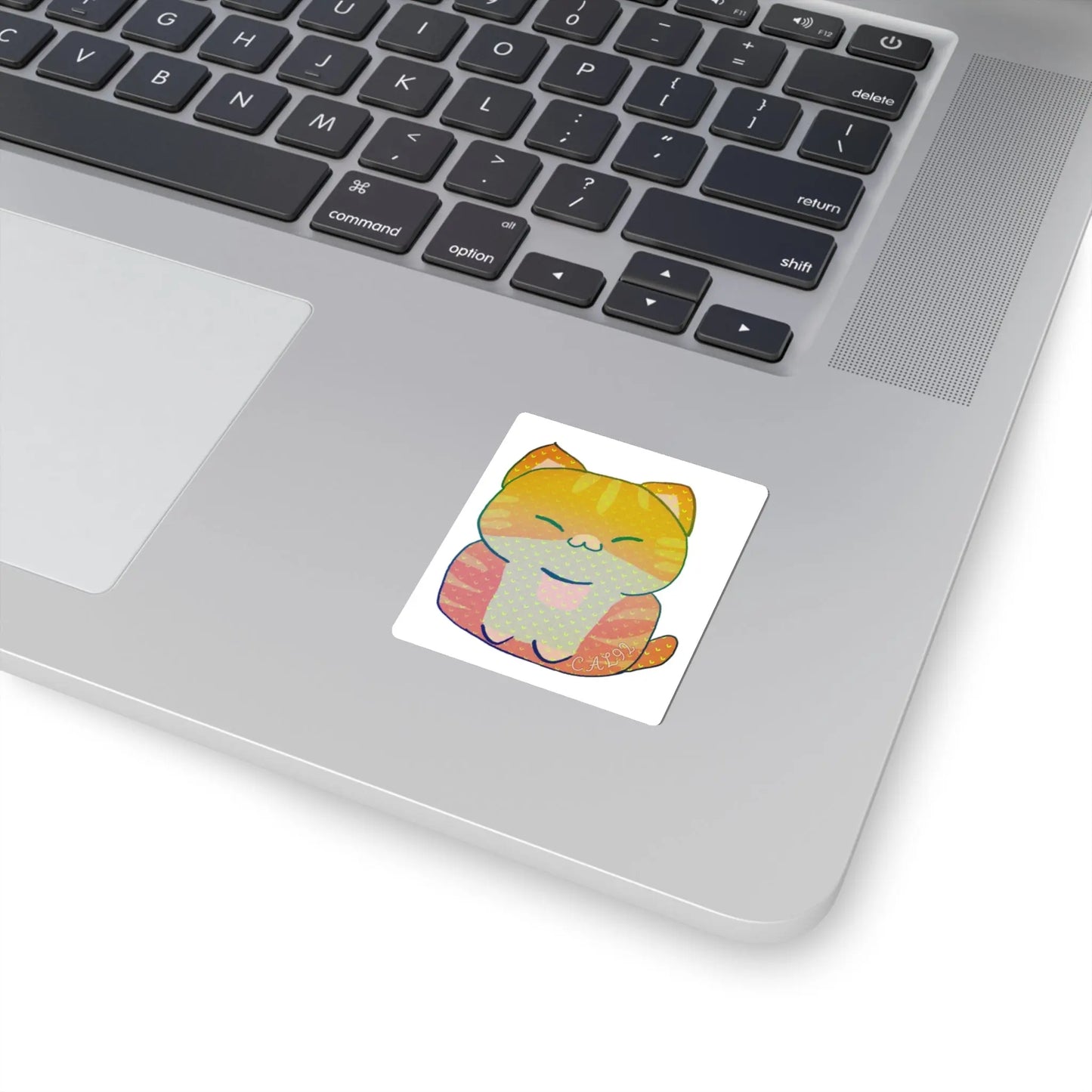Chibi Tabby - Kiss-Cut Stickers Printify