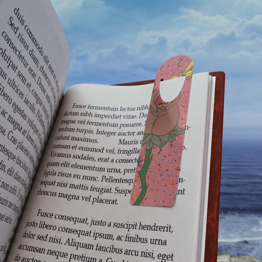 Bookmark Rose In Hiding Printify
