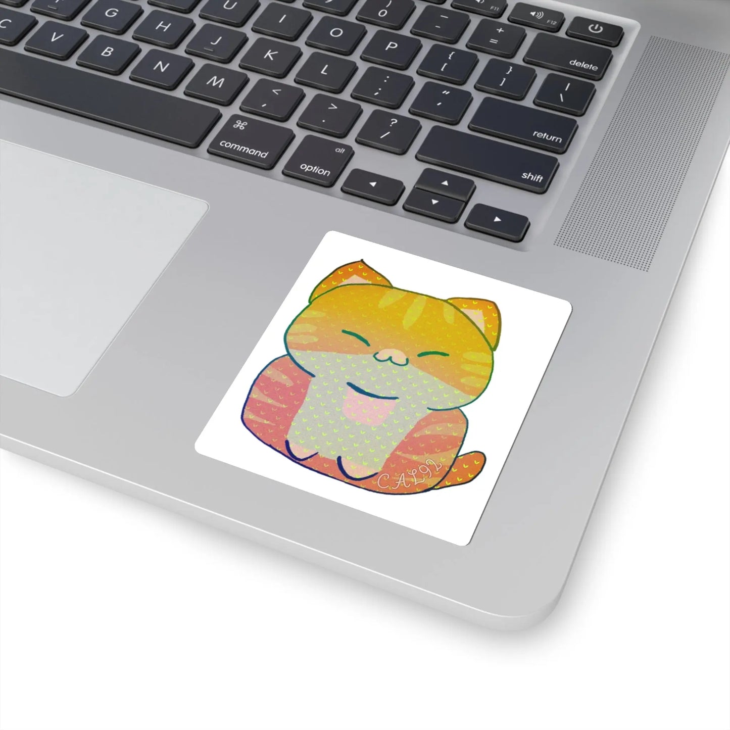 Chibi Tabby - Kiss-Cut Stickers Printify