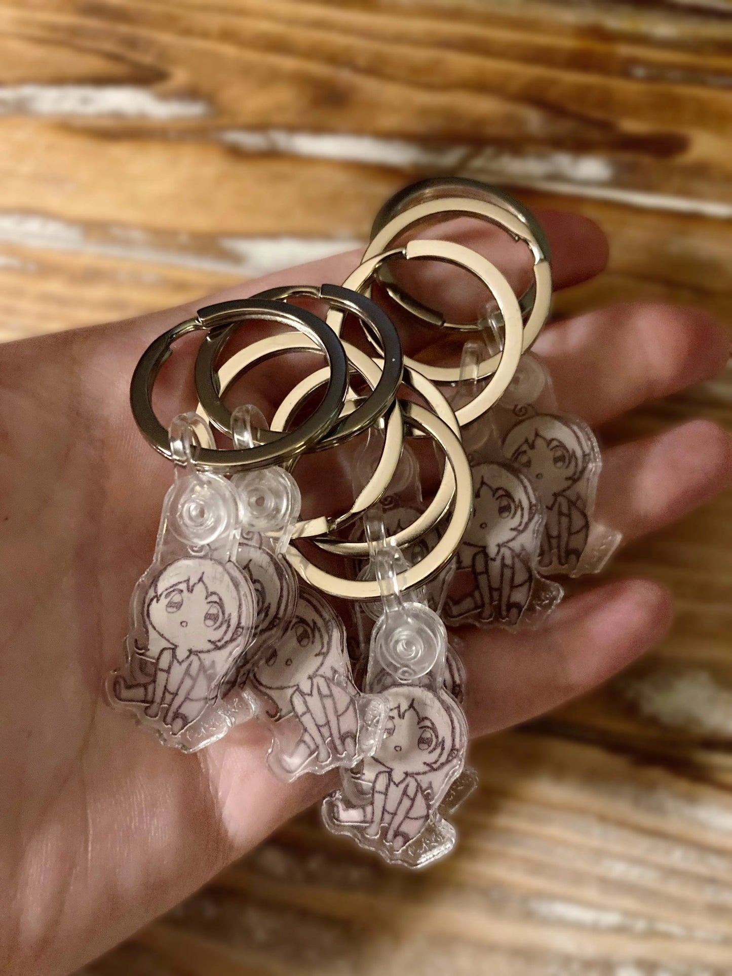 Cute Chibi Character Keychain Court Mania