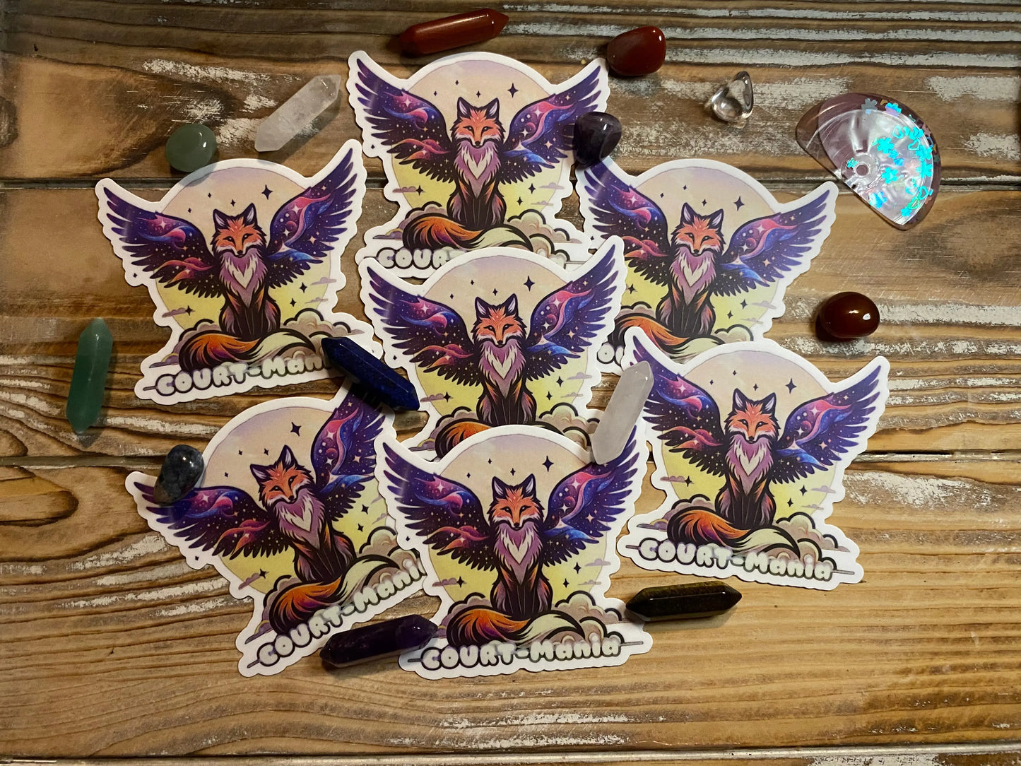 COURT-Mania Logo Die-cut Stickers COURT-Mania