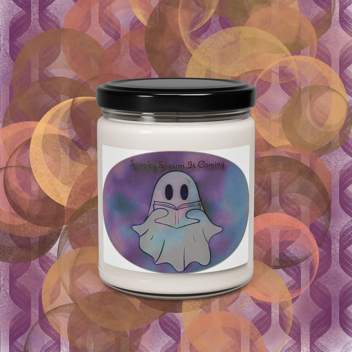 Candle, Spooky Season 9oz Scented Soy Candle Printify