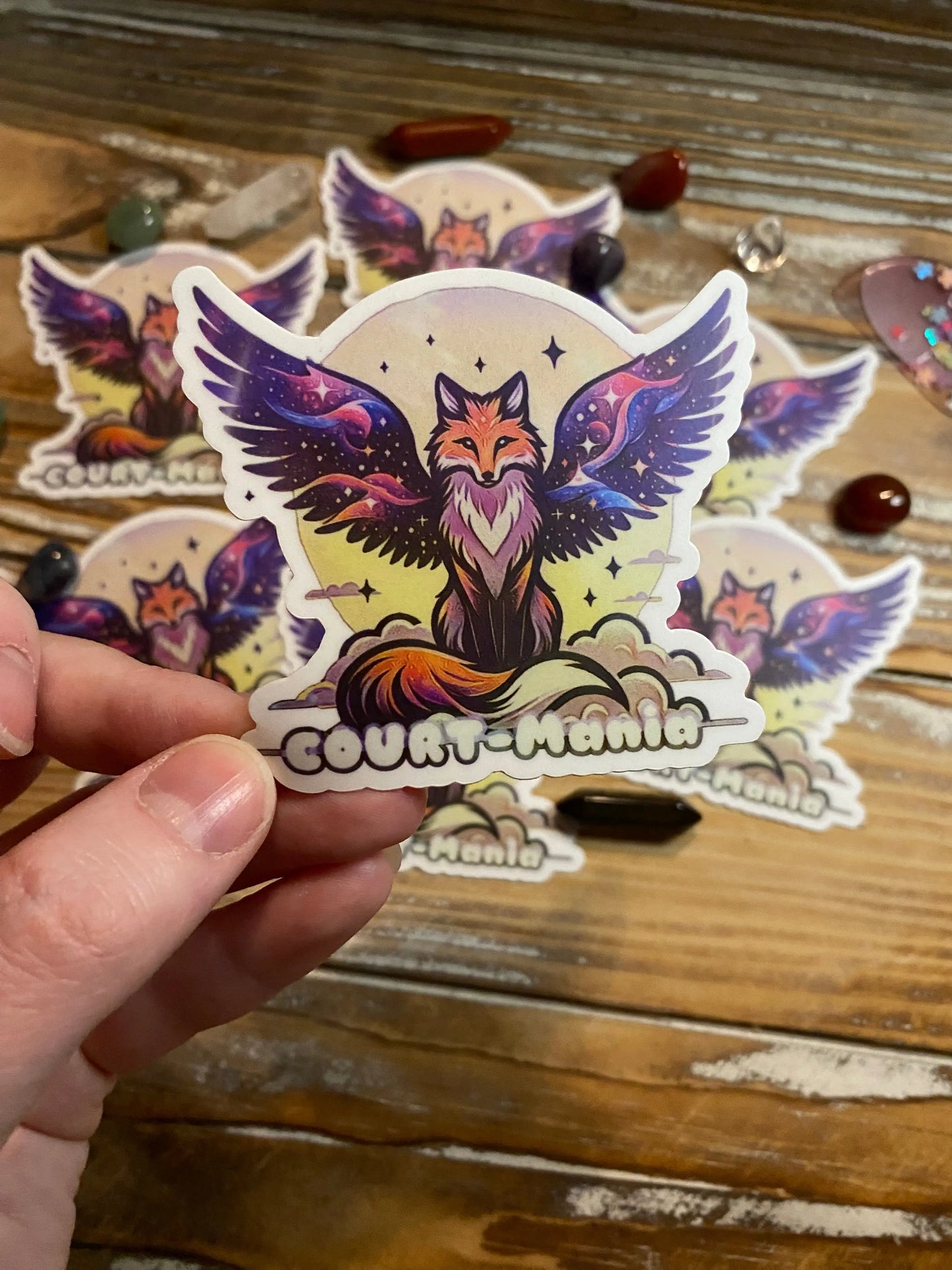 COURT-Mania Logo Die-cut Stickers COURT-Mania