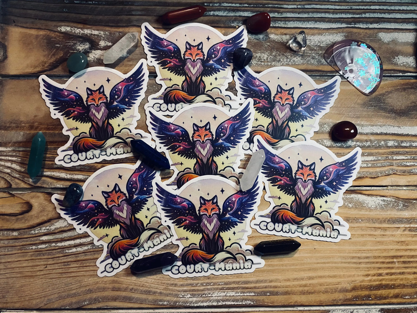COURT-Mania Logo Die-cut Stickers COURT-Mania