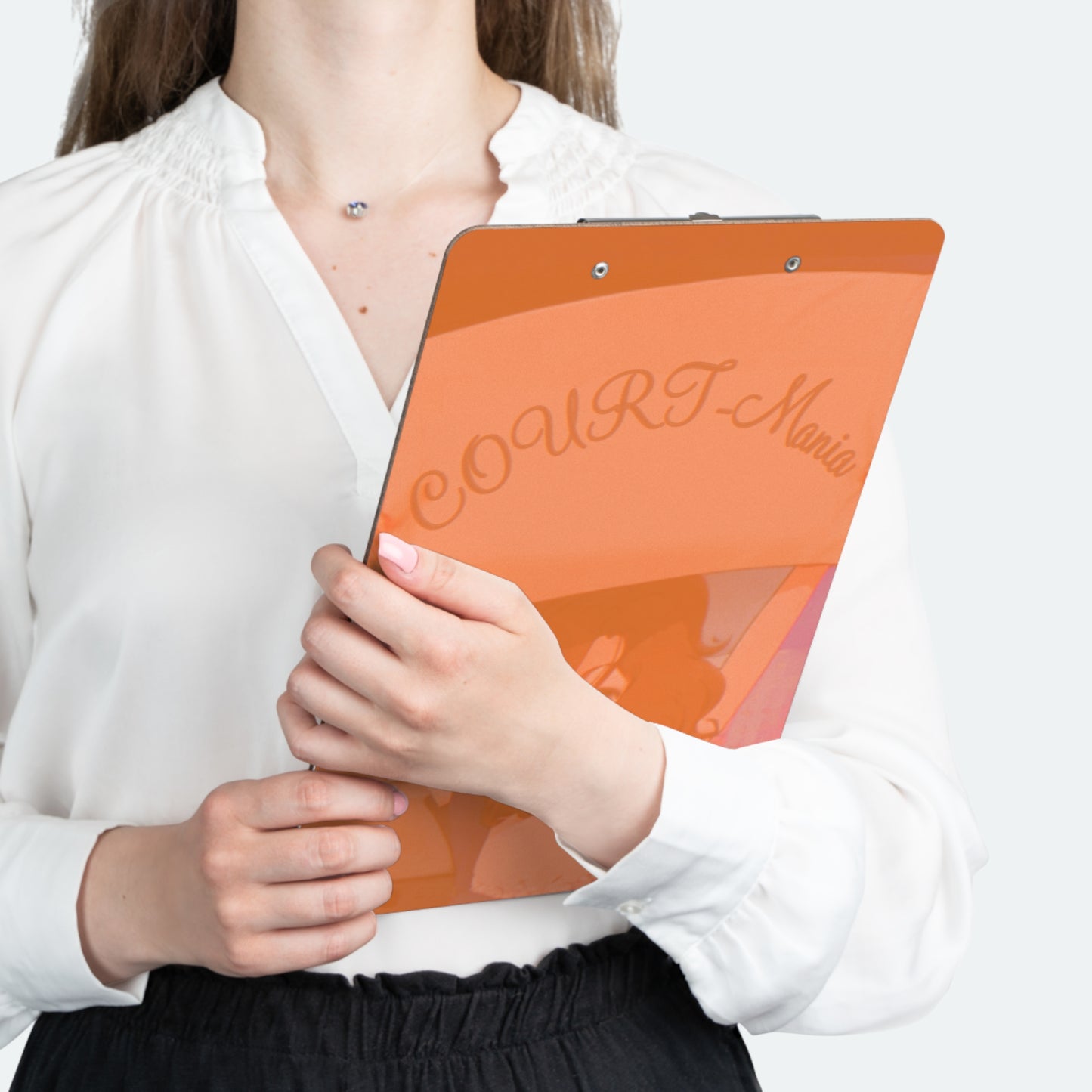 Signature Orange Bubble Clipboard