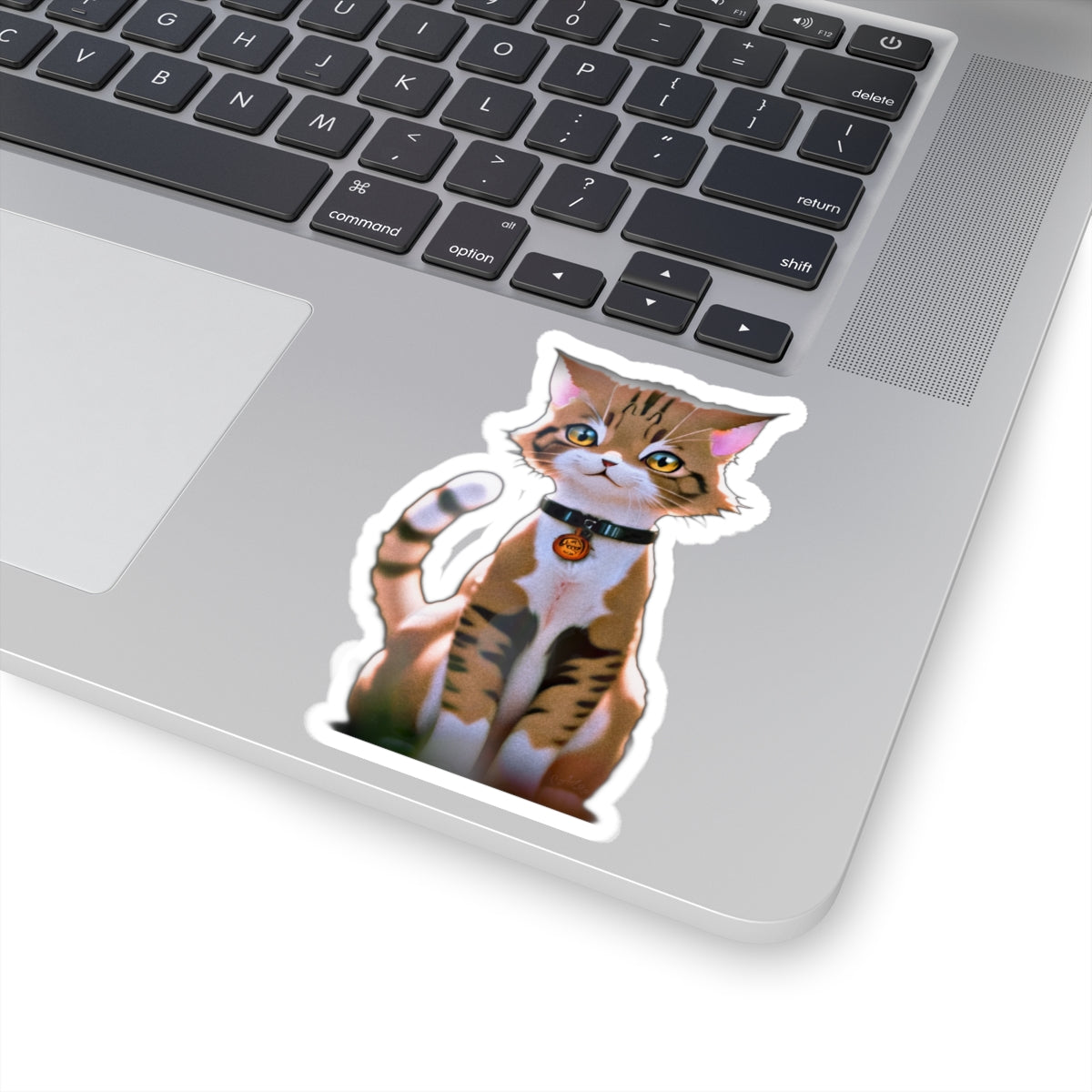 Kiss-Cut Stickers - Cute Honeybear the Cat Vinyl Stickers