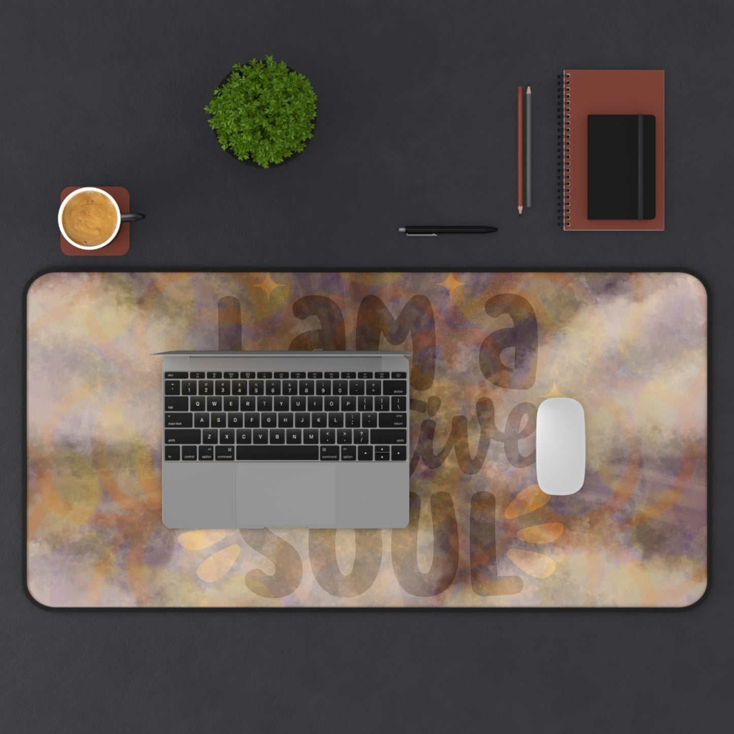 Desk Mat - I Am A Creative Soul Design