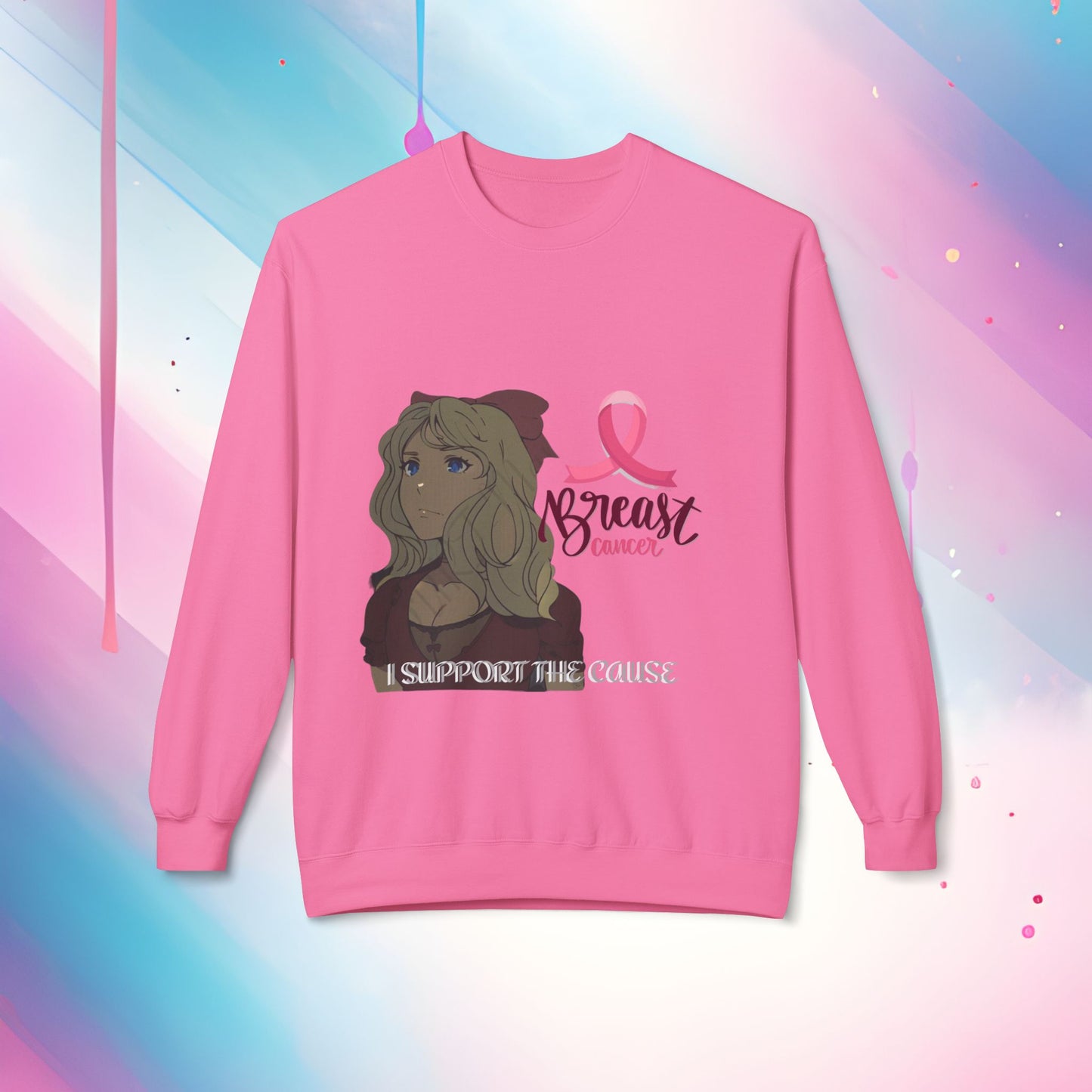 Fleece Sweatshirt Breast Cancer Awareness