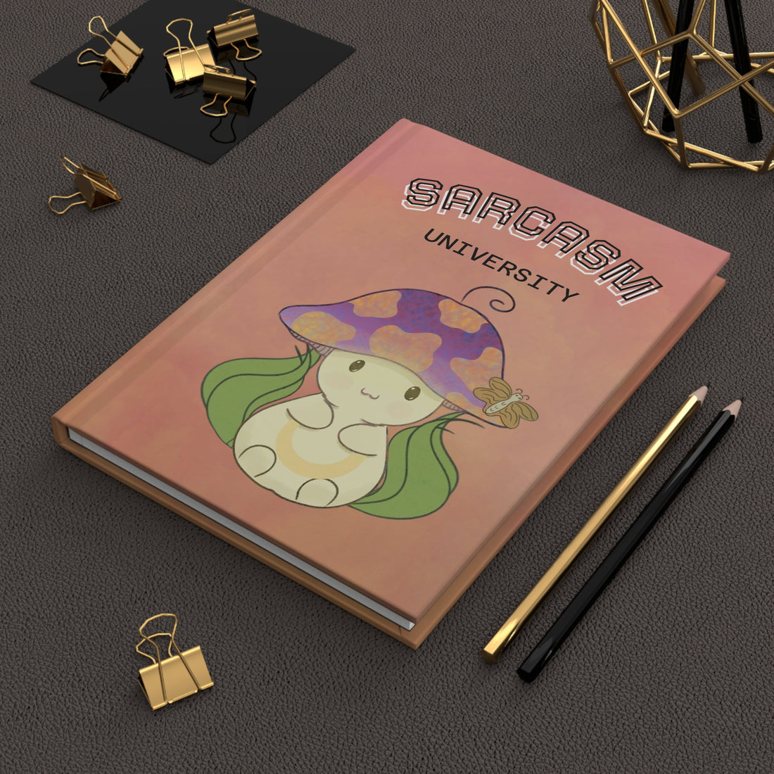 Hardcover Journal - Sarcasm University Matte Cover Printify