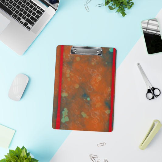 Signature Orange Bubble Clipboard