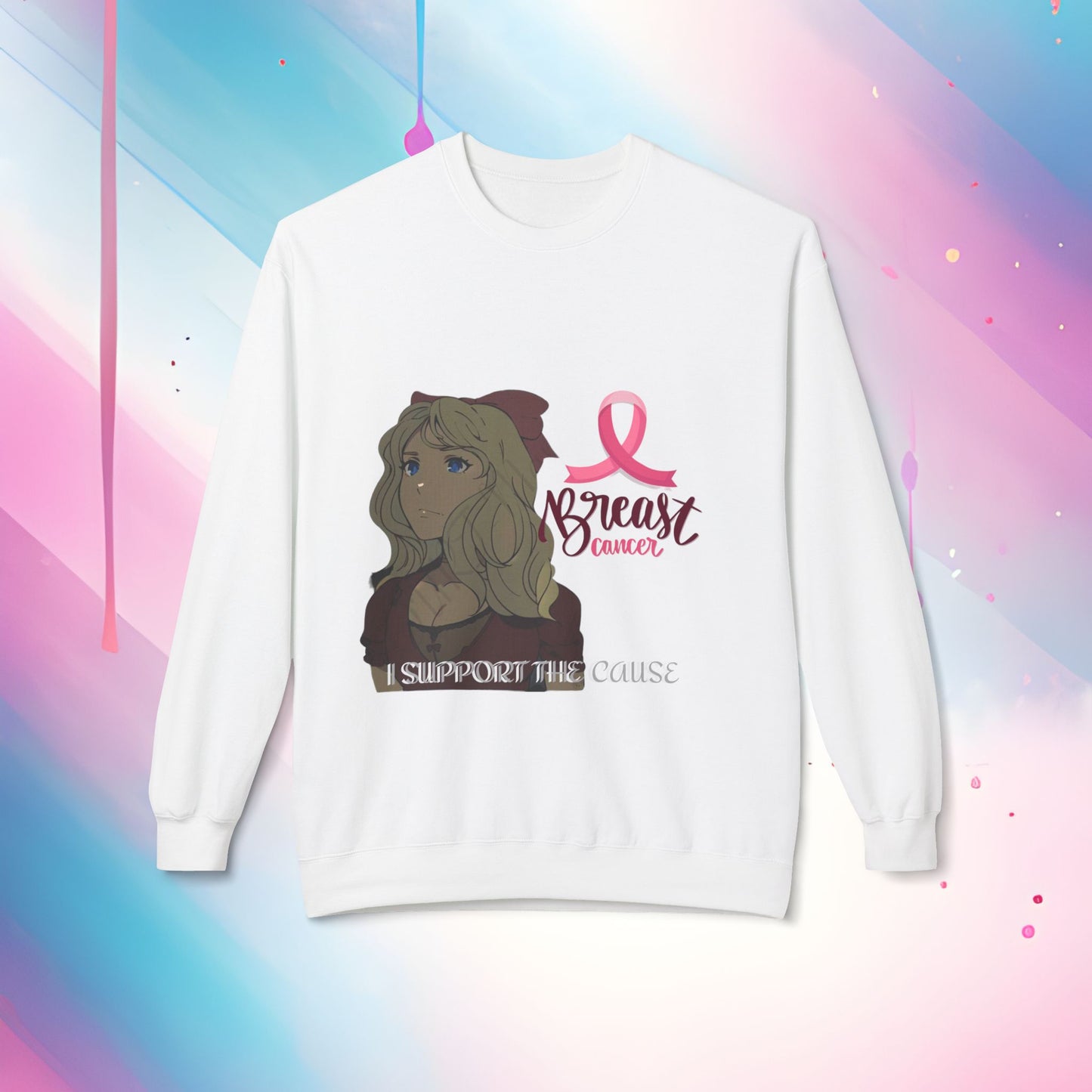 Fleece Sweatshirt Breast Cancer Awareness