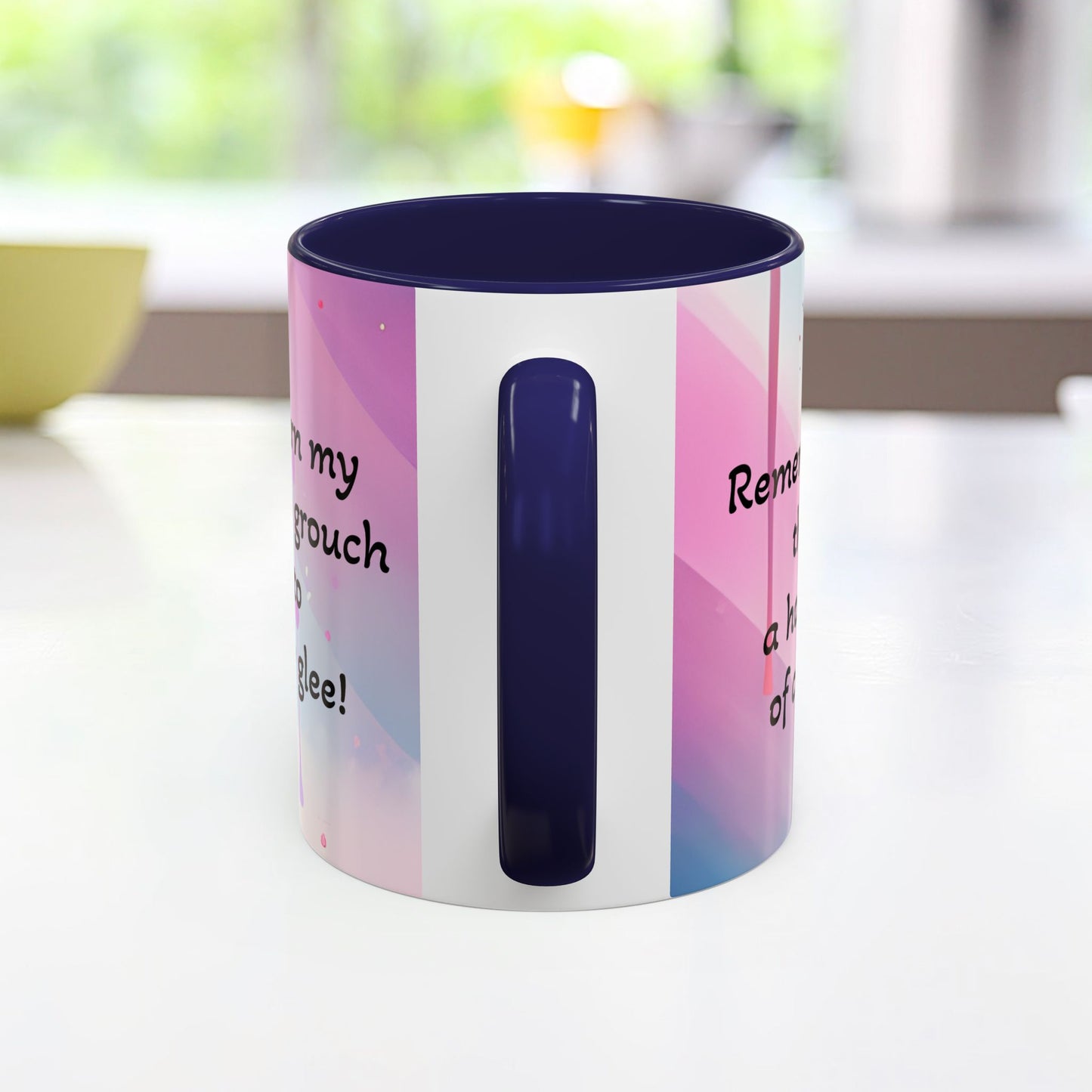 Coffee Mug - Cute Pochi Mug with Funny Morning Quote