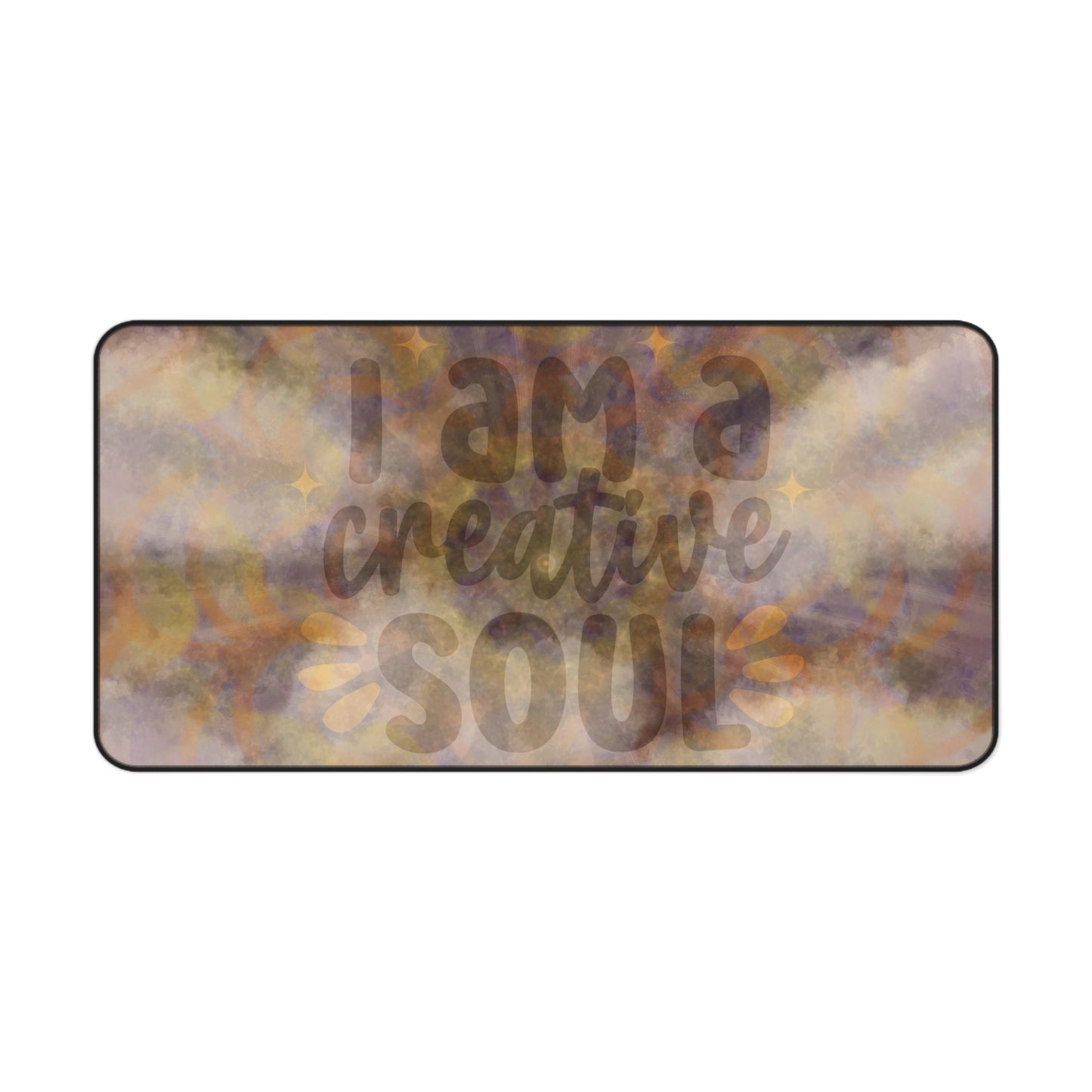 Desk Mat - I Am A Creative Soul Design