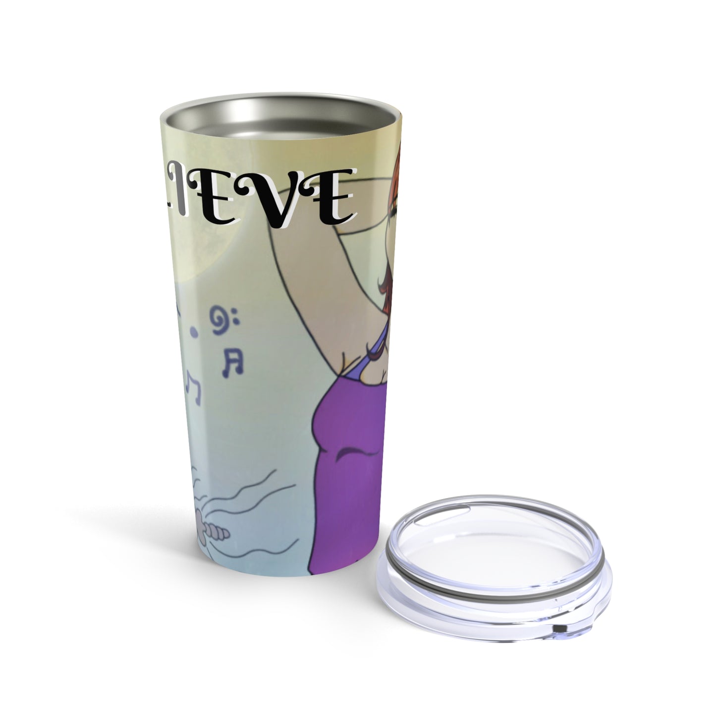 Believe MantaMusic 20oz Tumbler Printify