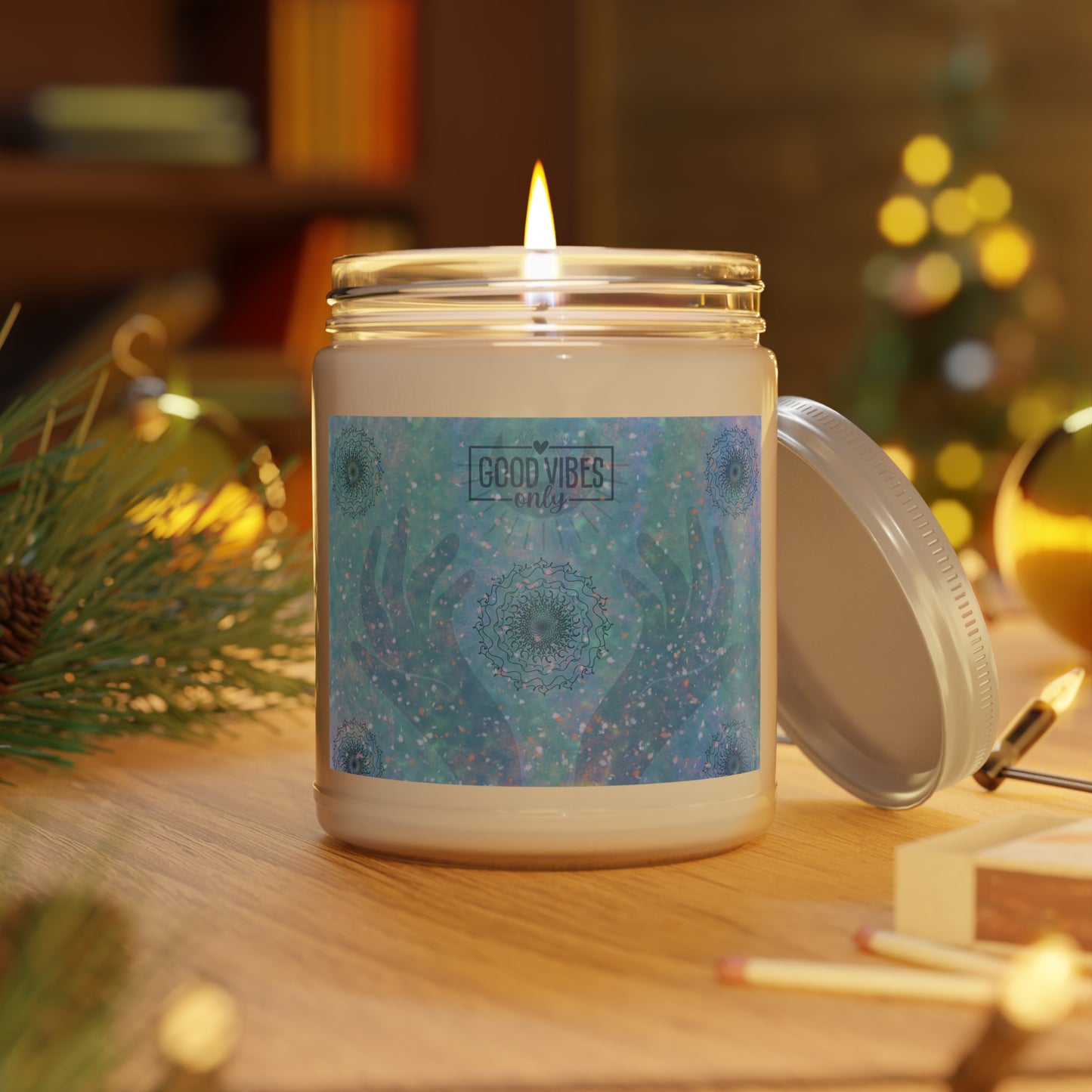 Good Vibes Scented Soy Candles, Aromatherapy Candle, Relaxation Gift, Home Decor, Eco-Friendly Candle