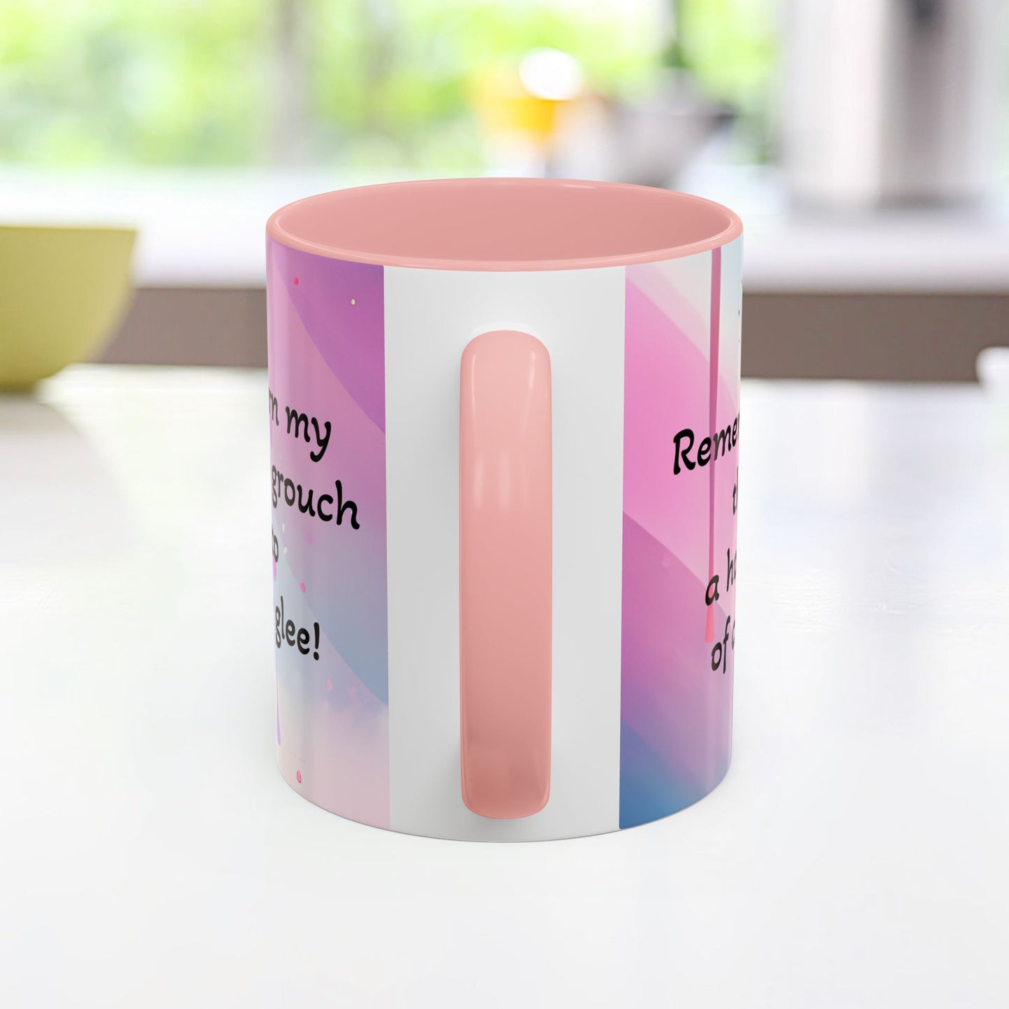 Coffee Mug - Cute Pochi Mug with Funny Morning Quote