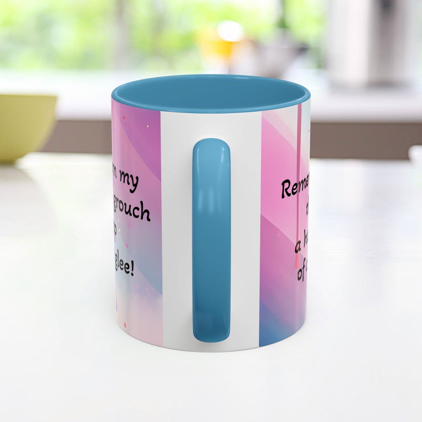 Coffee Mug - Cute Pochi Mug with Funny Morning Quote